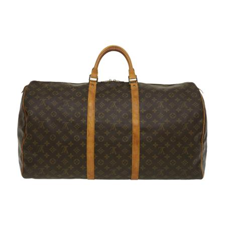 Louis Vuitton Vintage, Pre-owned Keepall 45 Bruin, unisex, Maat:ONE Size
