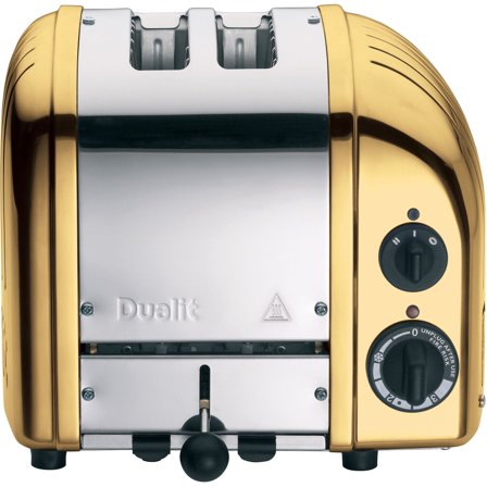 Dualit NewGen 2 skiver toaster, messing | KitchenOne