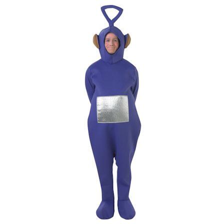 Teletubbies Unisex Vuxen Tinky Winky Kostym Standard Blå