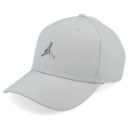Jordan - Grå adjustable Keps - Jordan Rise Cap Metallic Jumpman Fla k Adjustable @ Hatstore