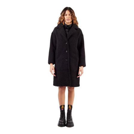 Betta Corradi, Single-Breasted Coats Zwart, Dames, Maat:XS