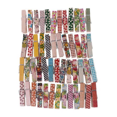 50 st Slitstarka Naturliga Träklämmor För Foto Klädnypor Tvättnålar DIY Hantverk