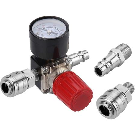 Lufttrykksregulator Treveisventil 175psi 12bar 1/4 tommer