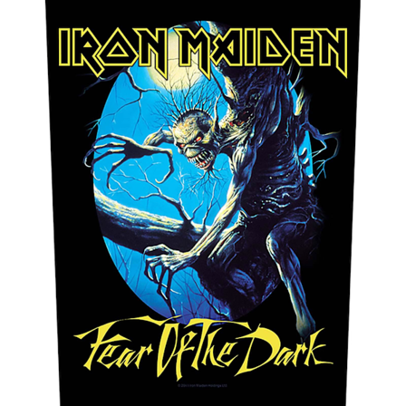 Iron Maiden Fear Of The Dark Patch One Size Svart/Blå/Gul
