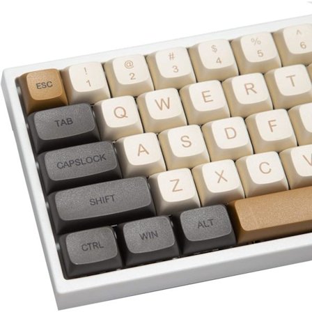 XDA Profil Keycaps 125 Retro PBT Key Cap Cover Sæt Farvesublimering
