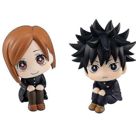Jujutsu Kaisen Anime Figur Gojo Satoru Itadori Yuji Look Up Action Figur Jujutsu Kaisen Fushiguro Megumi Figurine Dock no box H