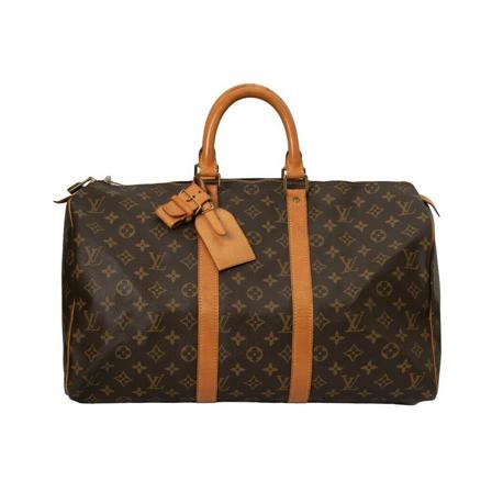 Louis Vuitton Vintage Pre-owned Weekend Tass , Bruin , Dames , Maat: ONE Size Vintage Tassen