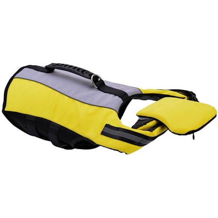 Flytväst för hund, flytväst för hund, säkerhetsreflexväst, justerbar storlek S