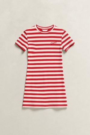 GANT Teenager Teen Girls Kleid mit Streifen (170) Rot