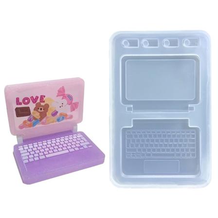 Harpiks ristekoppform Silikonstøpeform Epoksyharpiks kvikksandform hul form for nøkkelringanheng smykkefremstilling