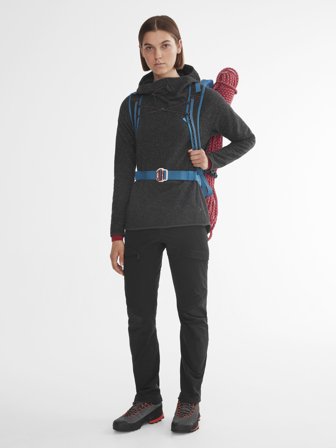 Klättermusen Falen Wooly Hoodie Women's's - Raven - Women's - S
