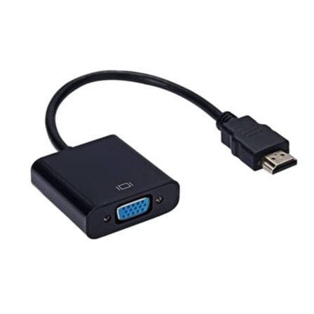HDMI till VGA Adapter Konverterare HDMI till VGA Adapter med Full HD 1080P Svart