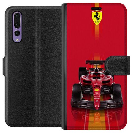 Yhteensopiva Lompakkokotelo Huawei Huawei P20 Pro Ferrari Formula 1 -auto ikonisessa punaisessa muotoilussa urheilullisella tarkkuudella