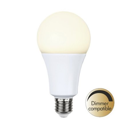 Superstark LED-lampa Opal E27 2700K 1900 lumen Stor 80mm Glob