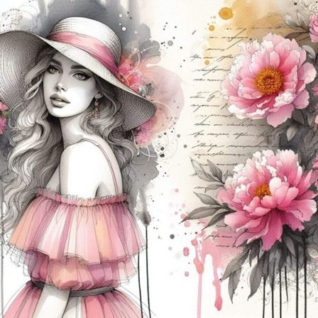 Vackra Kvinnor Poster 50x70 cm