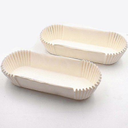 50 stk. Bagepapir Indlæg Lige Brødform Bagepapir Indlæg Brødform Indlæg