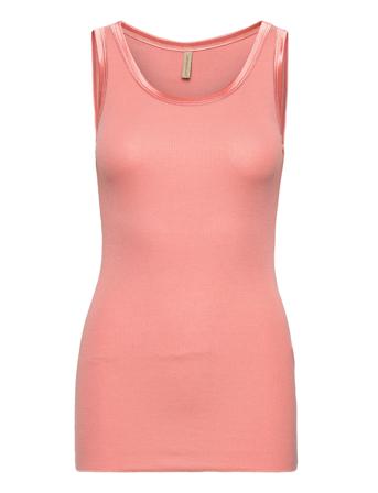 Sc-Ryan T-shirts & Tops Sleeveless Rosa Soyaconcept*Betinget Tilbud