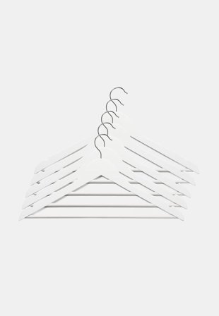 Åhléns Home Galge i trä, 5-pack Galgar & hängare Vit ONESIZE