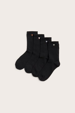 Kappahl | Skarpety 4-pak | Czarne