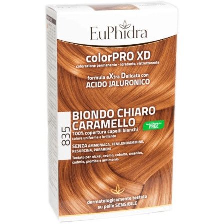 Euphidra Colorpro Xd 835 Tonalità Biondo Chiaro Caramello Avana