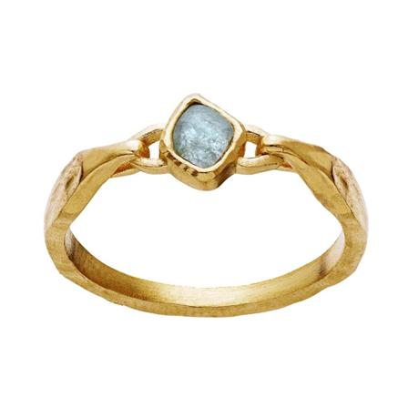 Maanesten Rings Gul, Dame Ringe, Størrelse: 59 MM