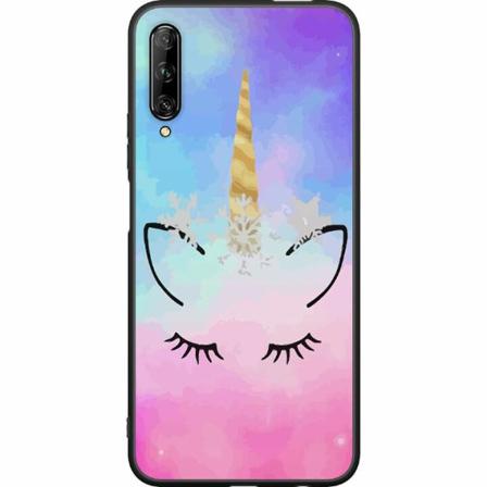 Huawei P Smart Pro 2019 Svart Skal Unicorn Enhörning