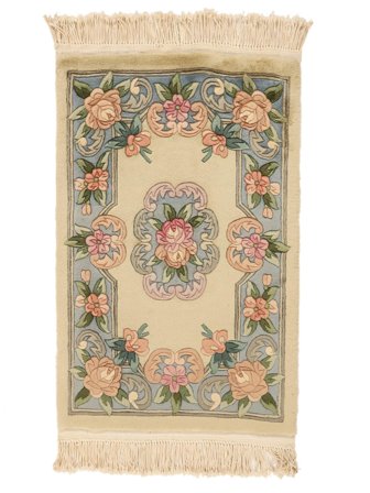 Tapis Chinois 90 Line 60X90 Orange/Jaune Foncé (Laine, Chine)