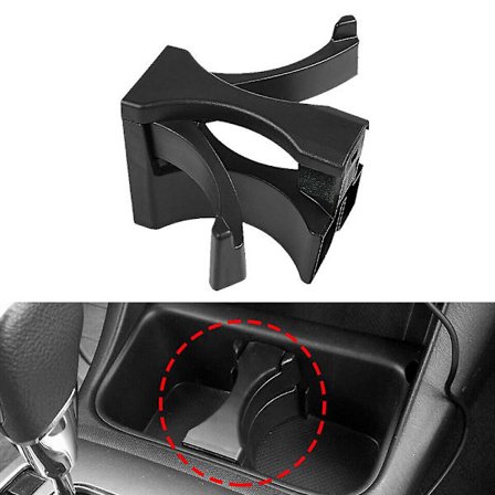 1 st Car Center Console Cup Holder Insert Divider Svart För Toyota Sequoia 2008 2016 Tacoma 2005 2006 2007 2008 2009 Tillbehör| |