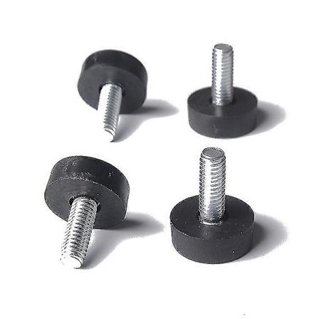 Sett med 20 justerbare møbelføtter 8 X 27mm, justerbare bordbensbeskyttere med gjengestang, 27mm, møbelfot med skrue [DB]