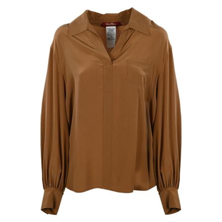 Max Mara Studio Shirts Brun, Dame Skjorter