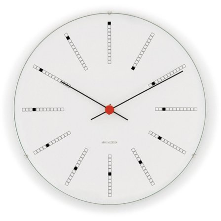 Arne jacobsen Bankers-seinäkello, 21 cm