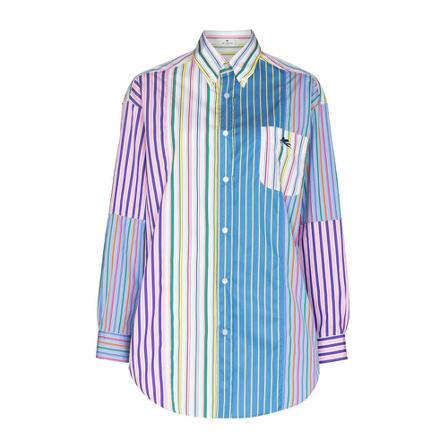 Etro Shirts Blå, Dame Skjorter