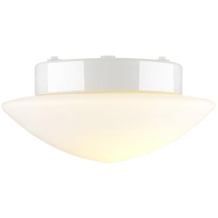 Ifö Electric Contrast Solhem Bastuarmatur IP44, rak, E27 Vit, Belysning