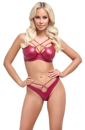 Cottelli Collection: Bra Set Red