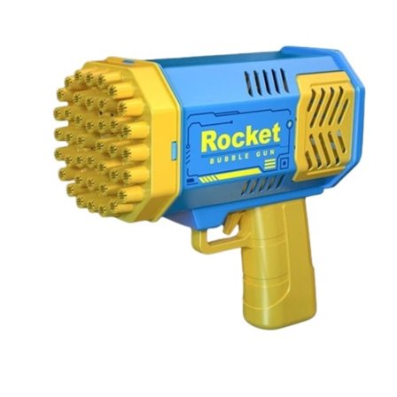 40 hål handhållen helautomatisk rymd ljus bubbla maskin el barn's leksaker utan batteri utan bubbla vatten