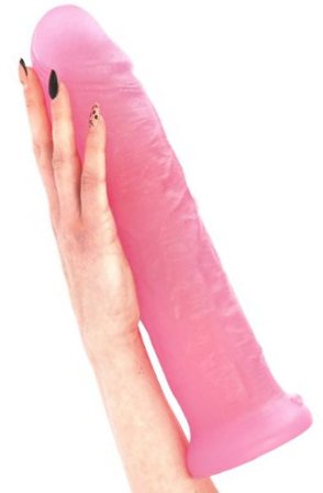 Kjøp Cesare Dildo Transparent Pink 32 cm - Dildo | God pris