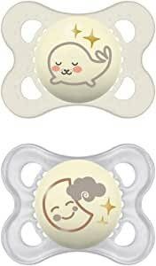 Mam Night Succhietto 2-6 Mesi Silicone Doppio Neutro