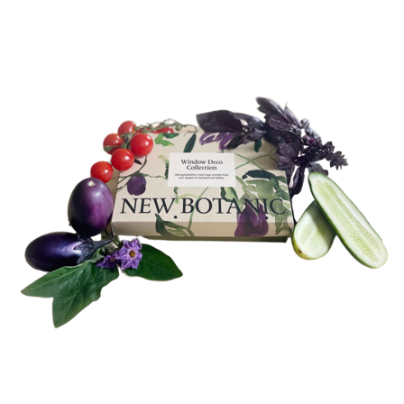 New Botanic Window Deco Collection Dekoration Flerfärgad