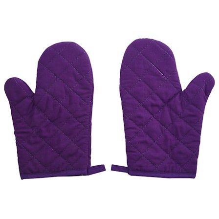 1 par varmebestandige bomulls ovnshansker gryteholder bakehansker