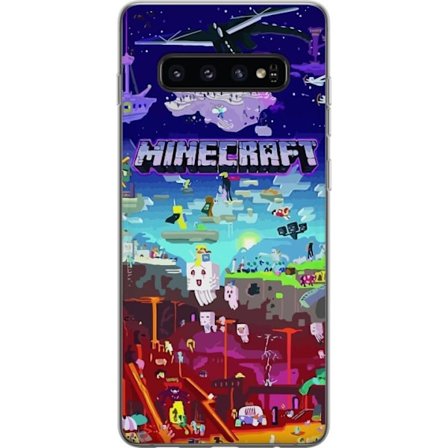 Yhteensopiva Puhelinkuori Samsung Samsung Galaxy S10 Minecraft