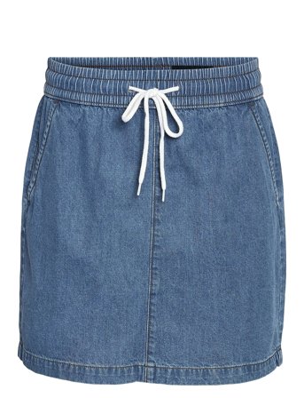 Nmmolla Hw Elastic Mini Skirt Vi539Lb Skirts Short Skirts Blue NOISY MAY