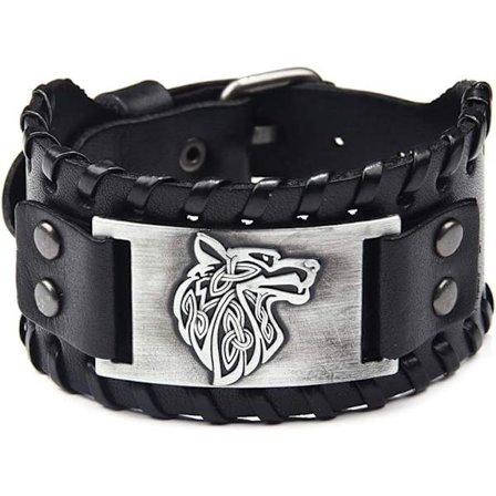 Vikingarmband Vargen Fenrir - Vintage Nordisk Skandinavisk Talisman