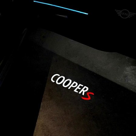 2X LED-valot auton oven projektori Tervetulovalo Autotarvikkeet Mini Cooper One S JCW R55 R56 R50 R53 R60 F55 F56 Countryman Moottoriajoneuvon 