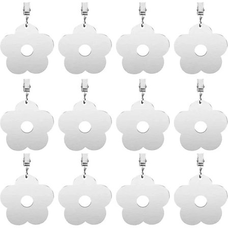 Dugvægtsklemmer, 12 ekstra tunge dugvægtsklemmer, dugvægtsklemmer til havebord udendørs