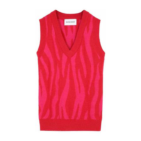 Silvian Heach Vest , Rood , Dames , Maat: L