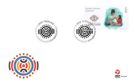 Grønland - FN's dag for oprindelige folk - Førstedagskuvert