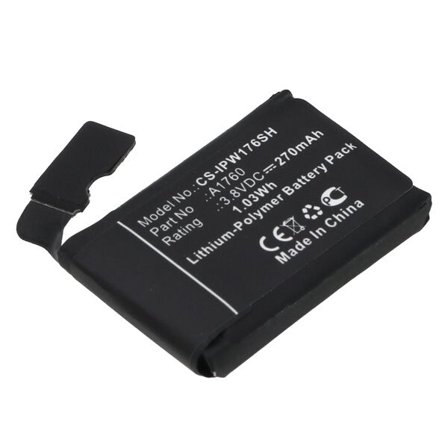 Batteri till Smart klocka för Apple MNNN2LL/A, MP032LL/A, Watch 2 38mm