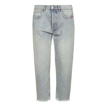 Amish, Men& Clothing Jeans Blue Aw 22 Blauw, Heren, Maat:W33,Katoen