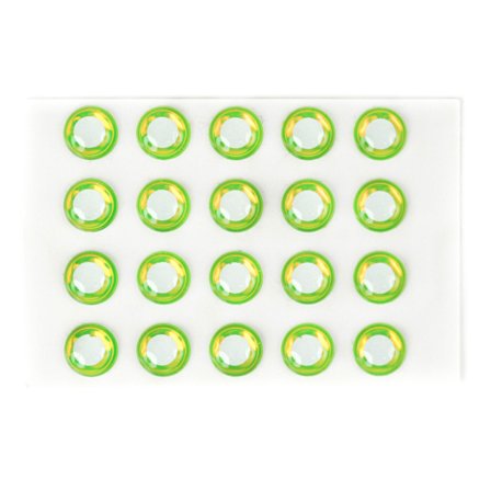 Epoxy Eyes 5,1mm, White/Chartreuse