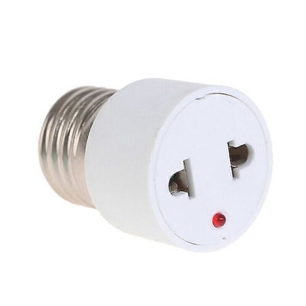 E27 Skru Lampe Sokkel til Stikkontakt Adapter, Lampeholder Stikkontakt Adapter, Edison Skru Lys Sokkel Pæreholder